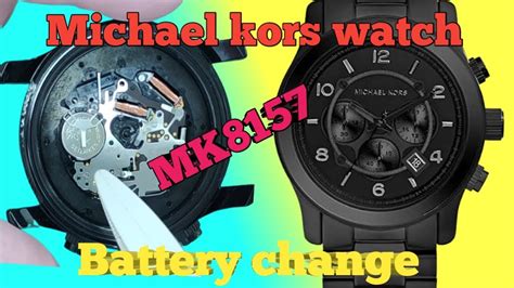 michael kors mk8157 battery replacement